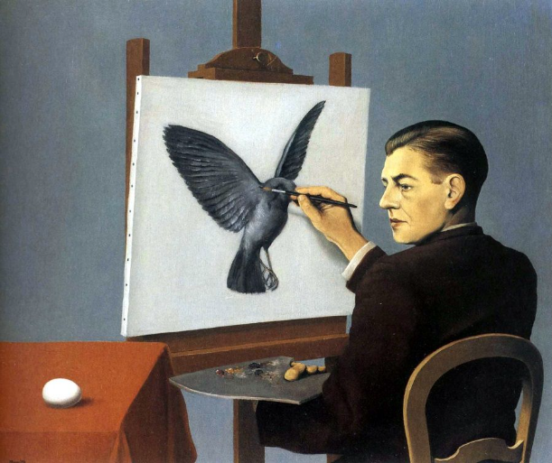 René Magritte, La Clairvoyance