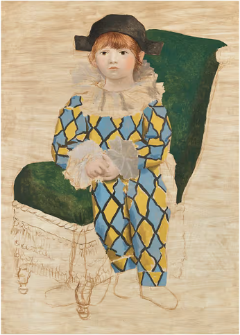 Pablo Picasso, Paul en Arlequin